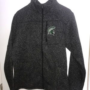 Michigan State zip up jacket